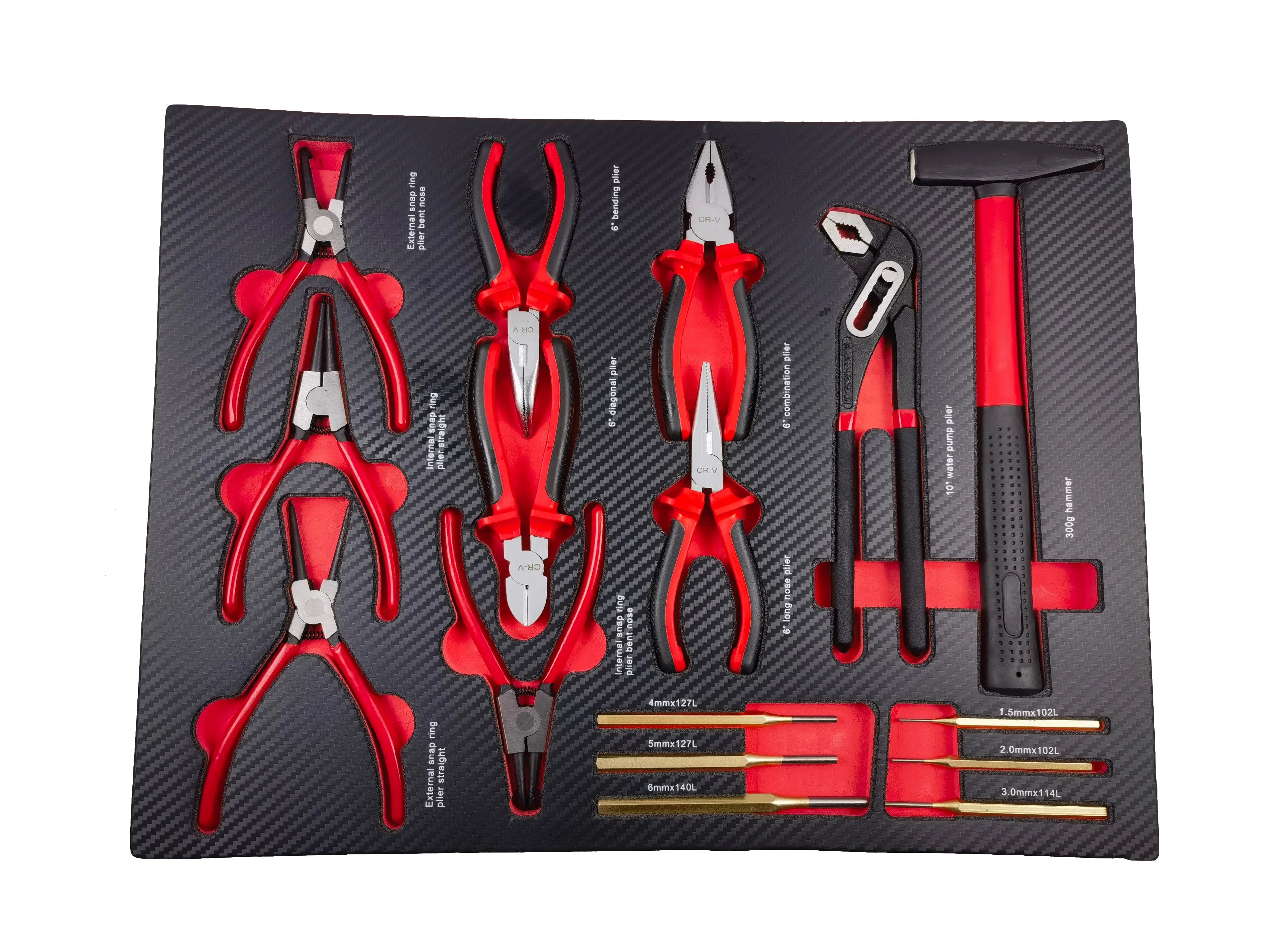 PRIME TOOLS Werkzeugwagen mit 262 Teilen – Profi Werkstattwagen mit 7 Schubladen & Rollen Prime Deluxe GmbH