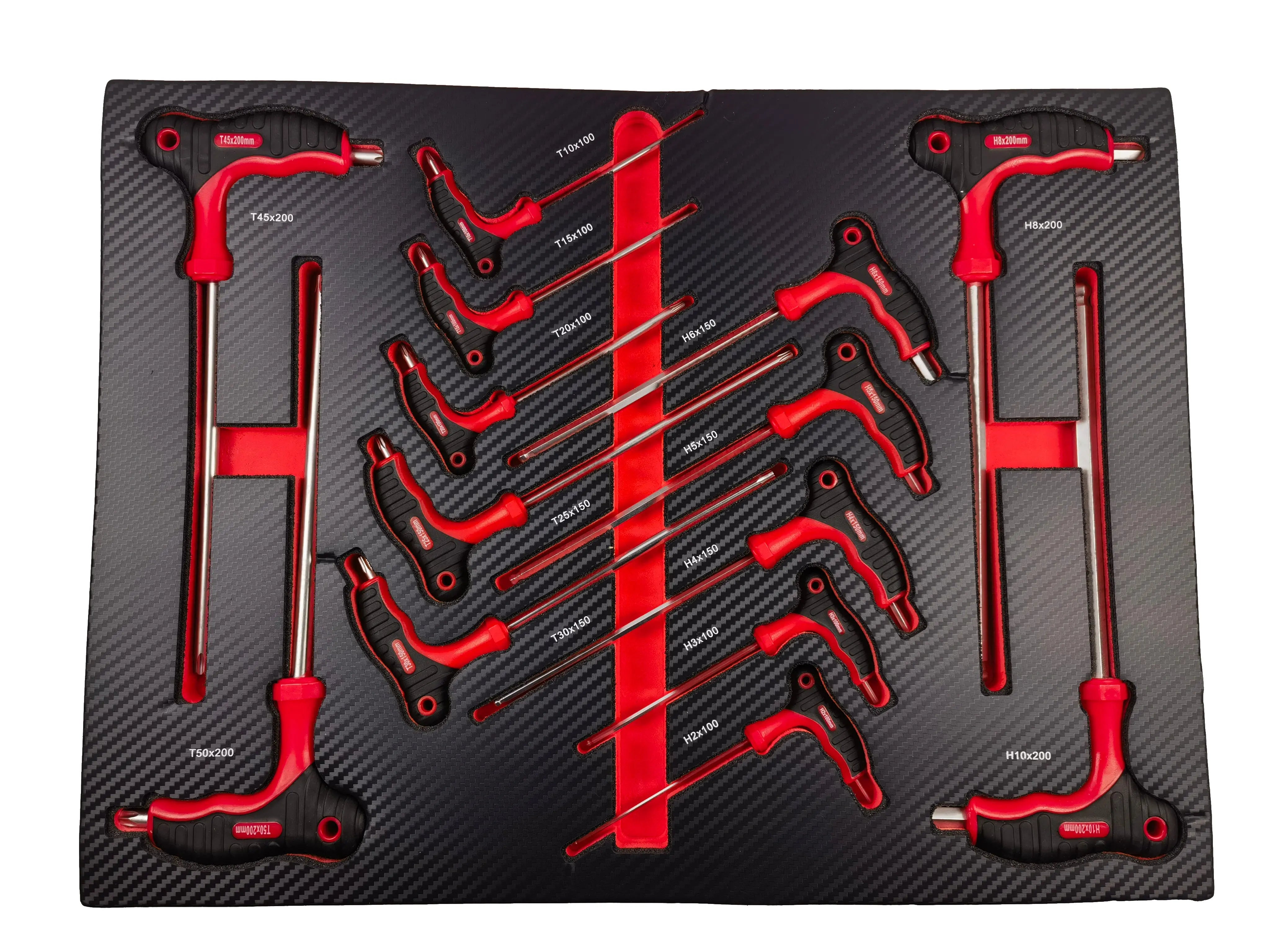 PRIME TOOLS Werkzeugwagen mit 262 Teilen – Profi Werkstattwagen mit 7 Schubladen & Rollen Prime Deluxe GmbH