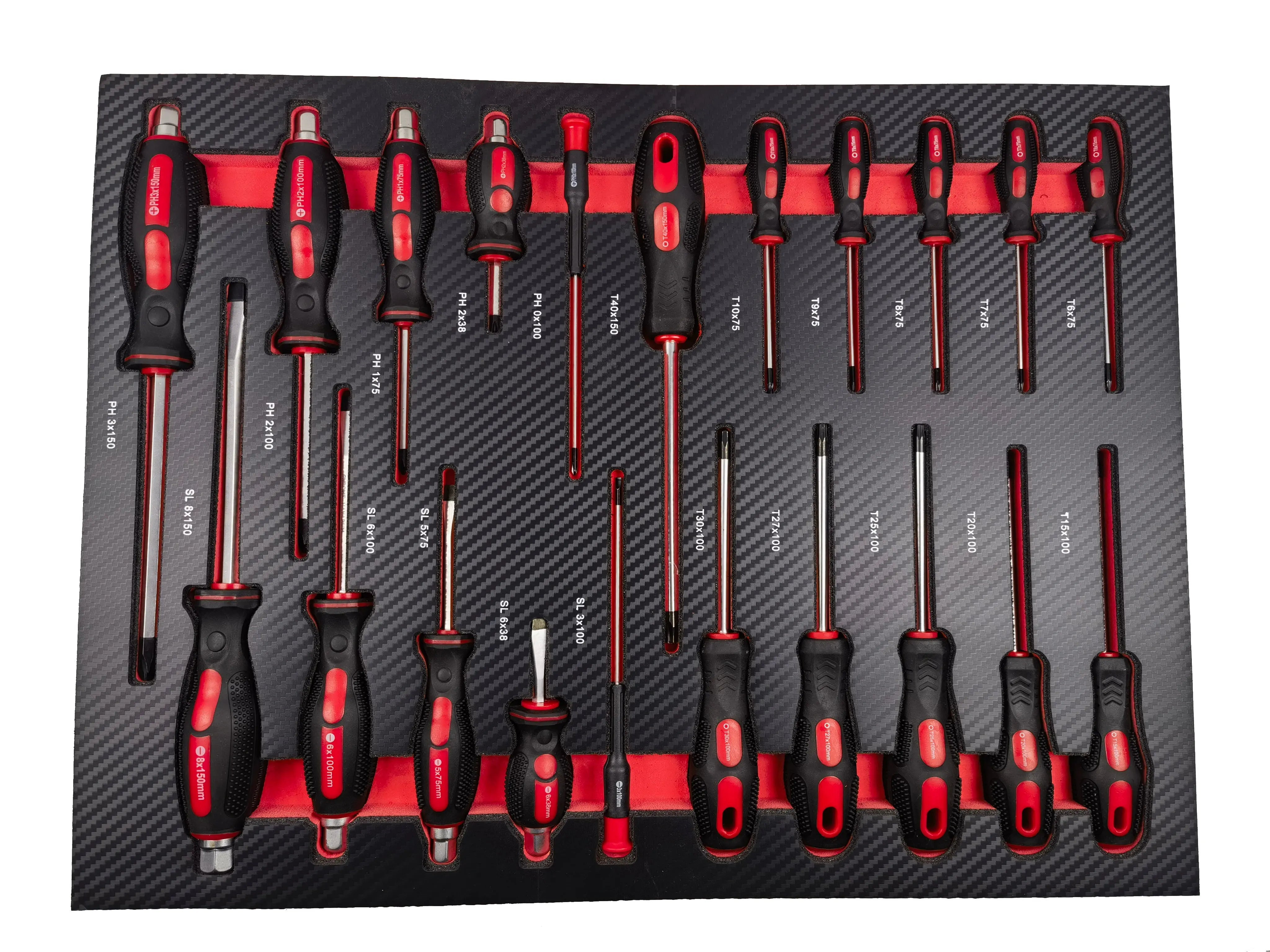 PRIME TOOLS Werkzeugwagen mit 262 Teilen – Profi Werkstattwagen mit 7 Schubladen & Rollen Prime Deluxe GmbH