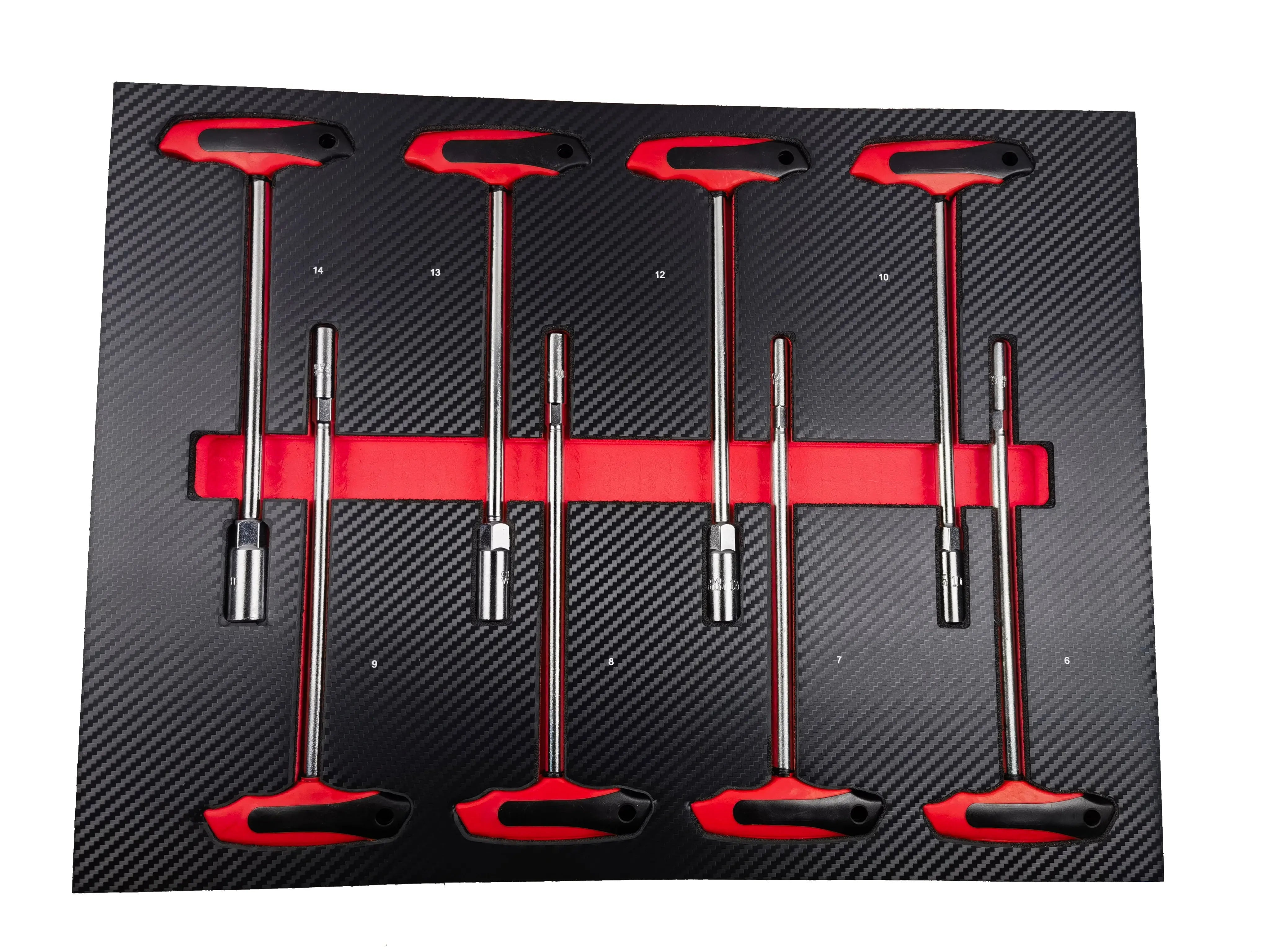 PRIME TOOLS Werkzeugwagen mit 262 Teilen – Profi Werkstattwagen mit 7 Schubladen & Rollen Prime Deluxe GmbH