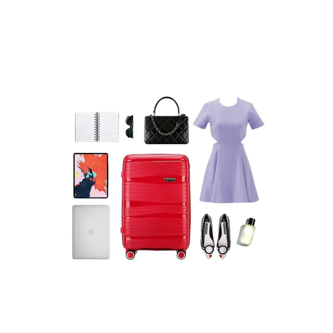 3er Kofferset Hartschale 20/24/26 Zoll – Trolley mit TSA Schloss & 360° Rollen Prime Deluxe GmbH