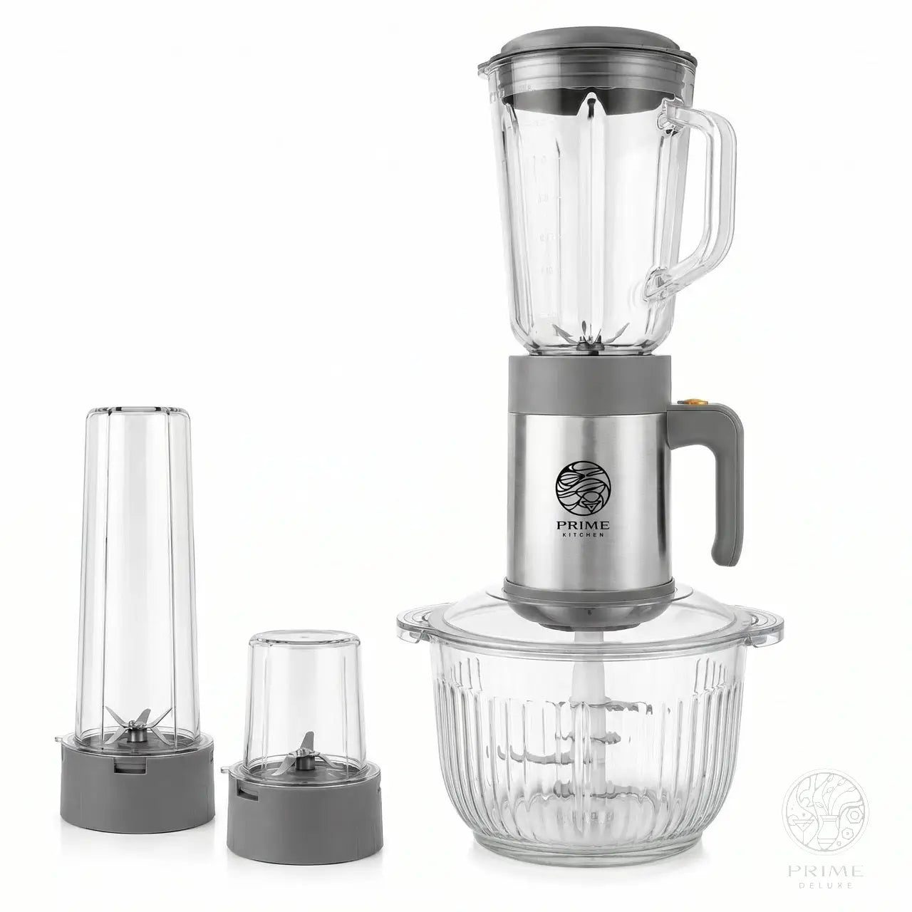 Prime Kitchen® Küchenmaschine 4-in-1 | Mixer · Smoothie · Kaffeemühle · Zerkleinerer Prime Deluxe GmbH