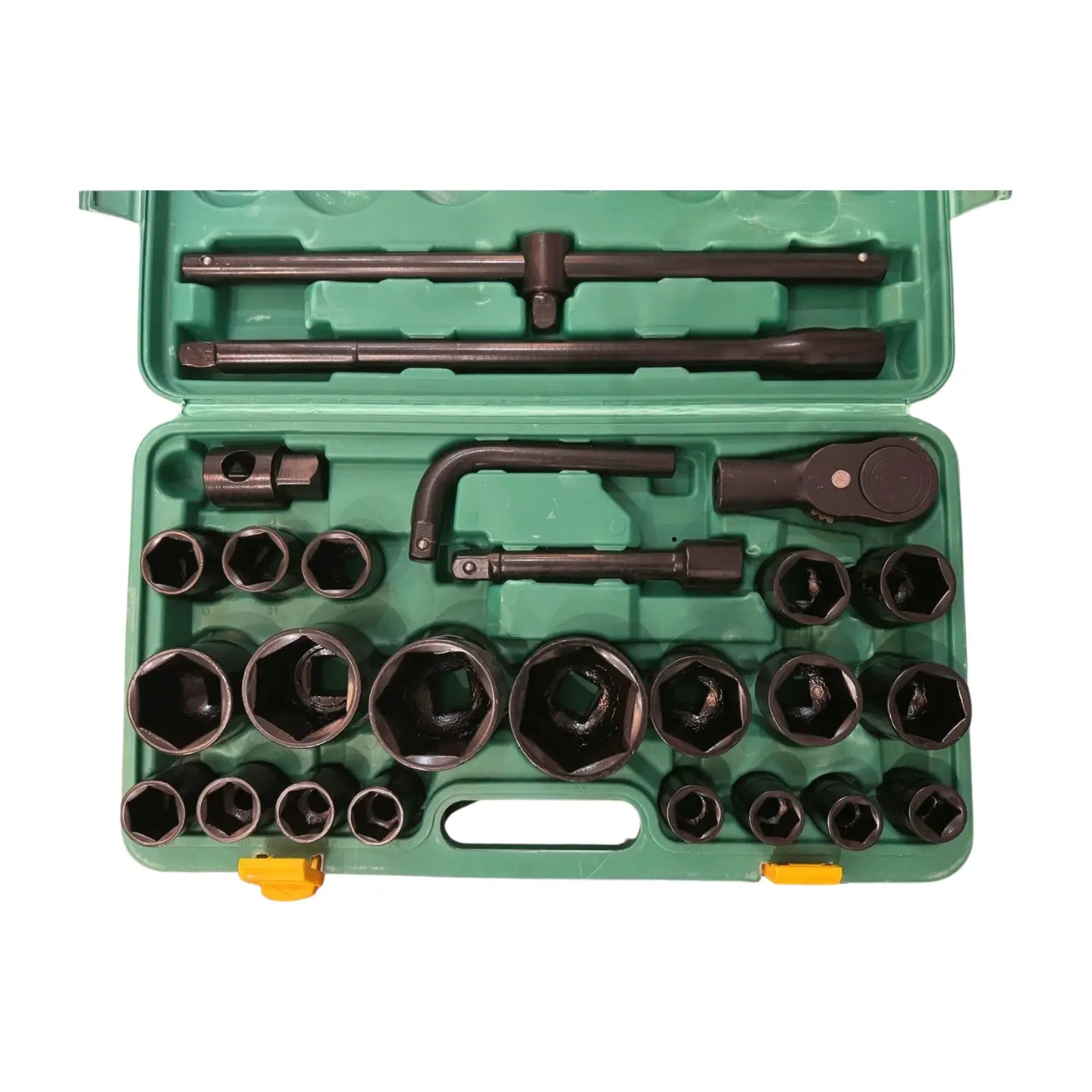 Steckschlüsselsatz 3/4 Zoll – 21-teilig im robusten Koffer | Profi Nusskasten für Werkstatt & Heimwerker