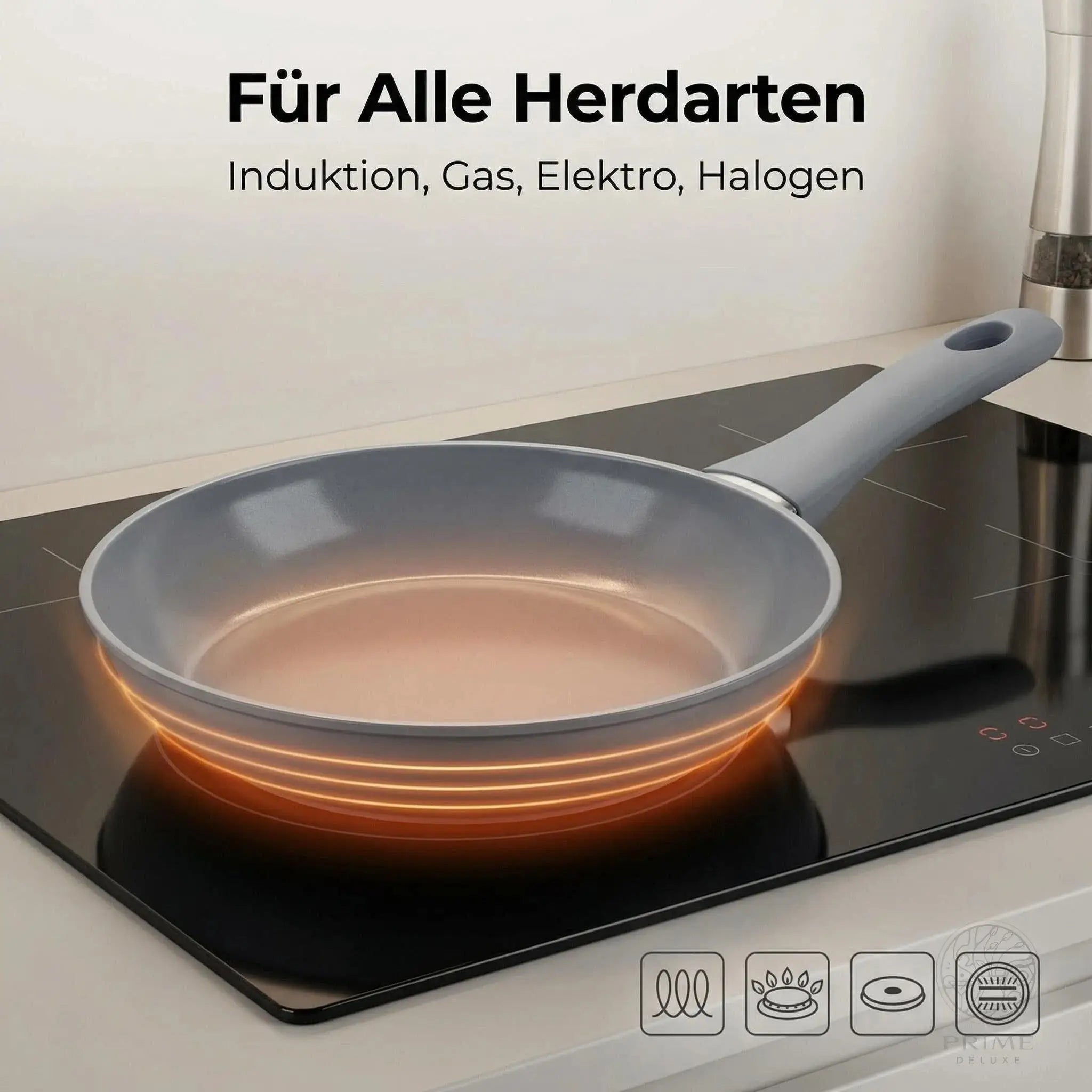 Keramik Pfannen Set 20–24–28 cm – Antihaft, Induktion, Ergonomischer Griff Prime Deluxe GmbH
