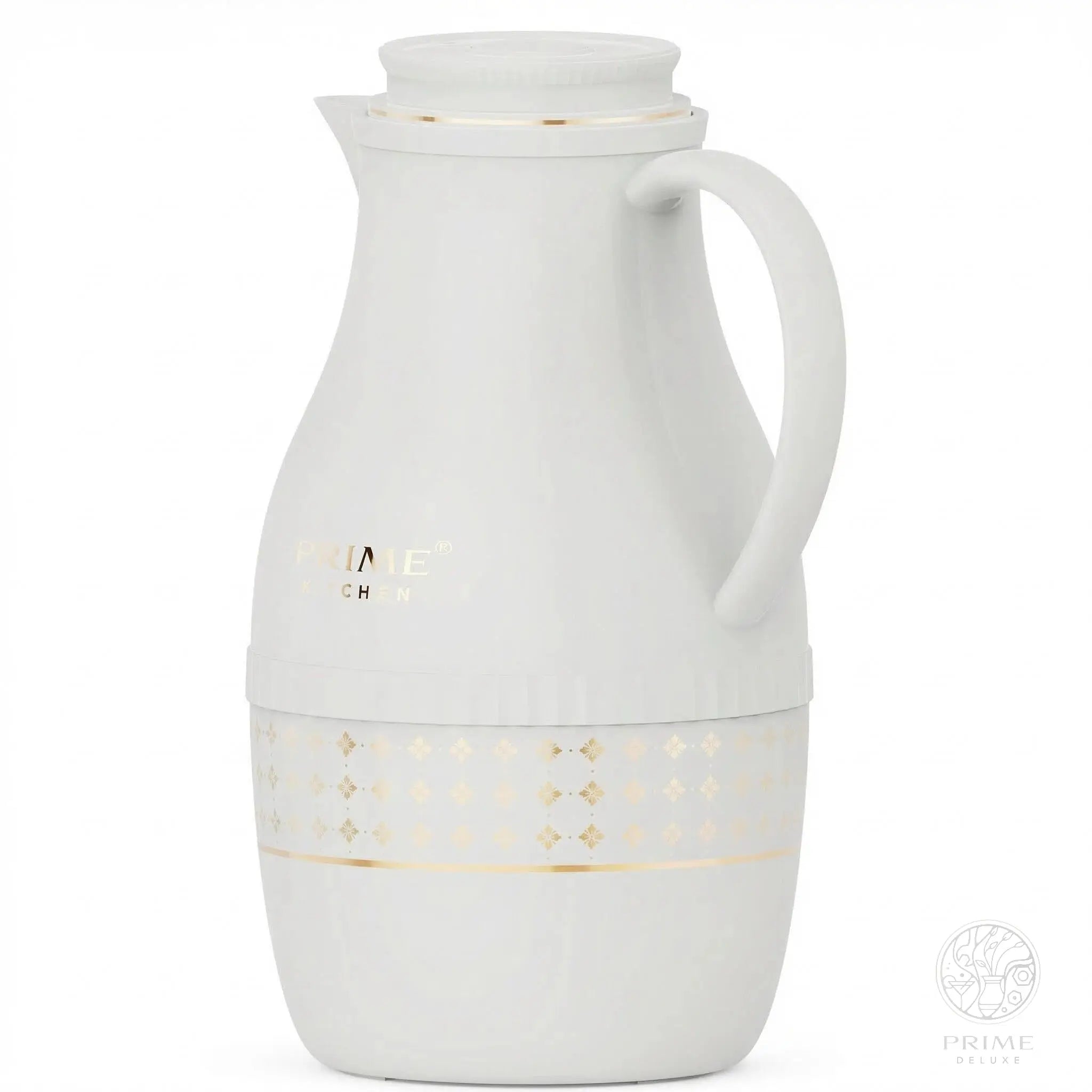 Prime Kitchen Premium Thermo Teekanne 2L – Teefilter für losen Tee, 12h heiß & 24h kalt Prime Deluxe GmbH