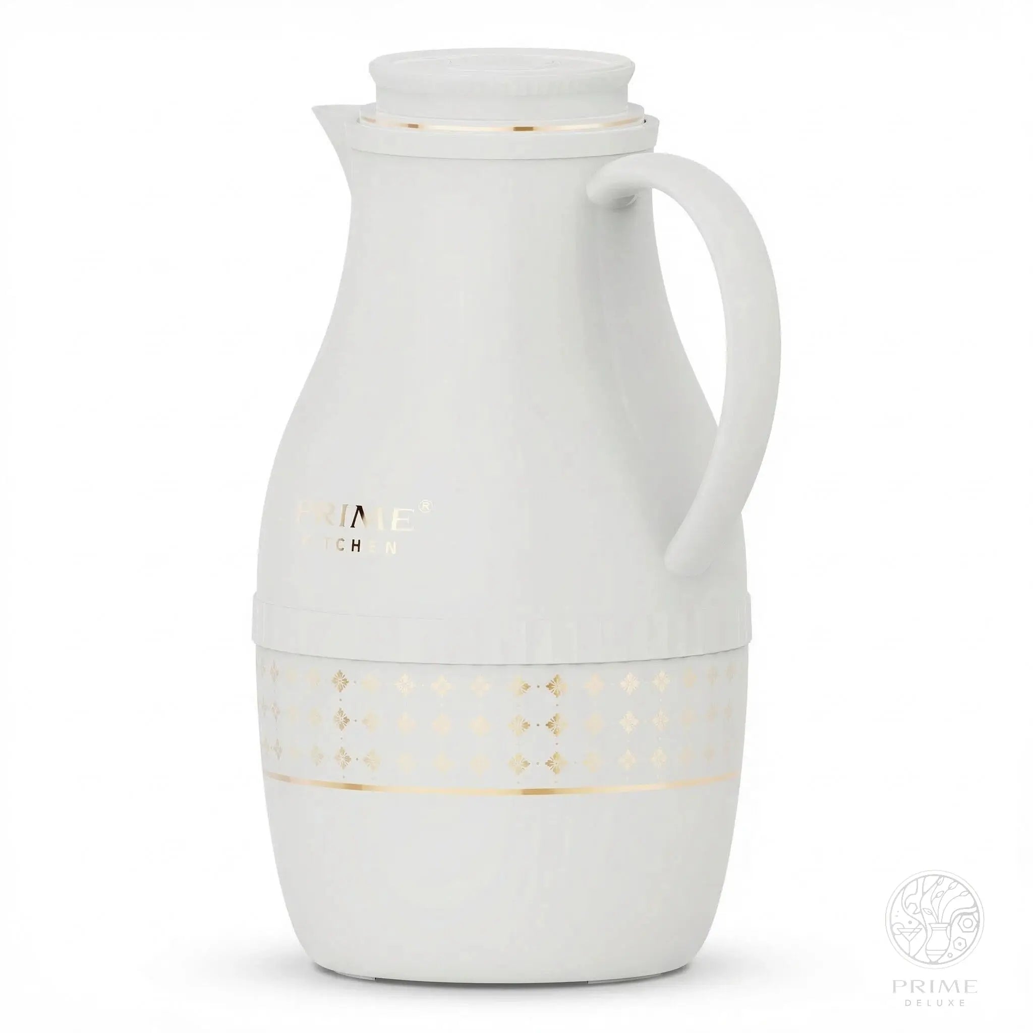 Prime Kitchen Premium Thermo Teekanne 2L – Teefilter für losen Tee, 12h heiß & 24h kalt Prime Deluxe GmbH