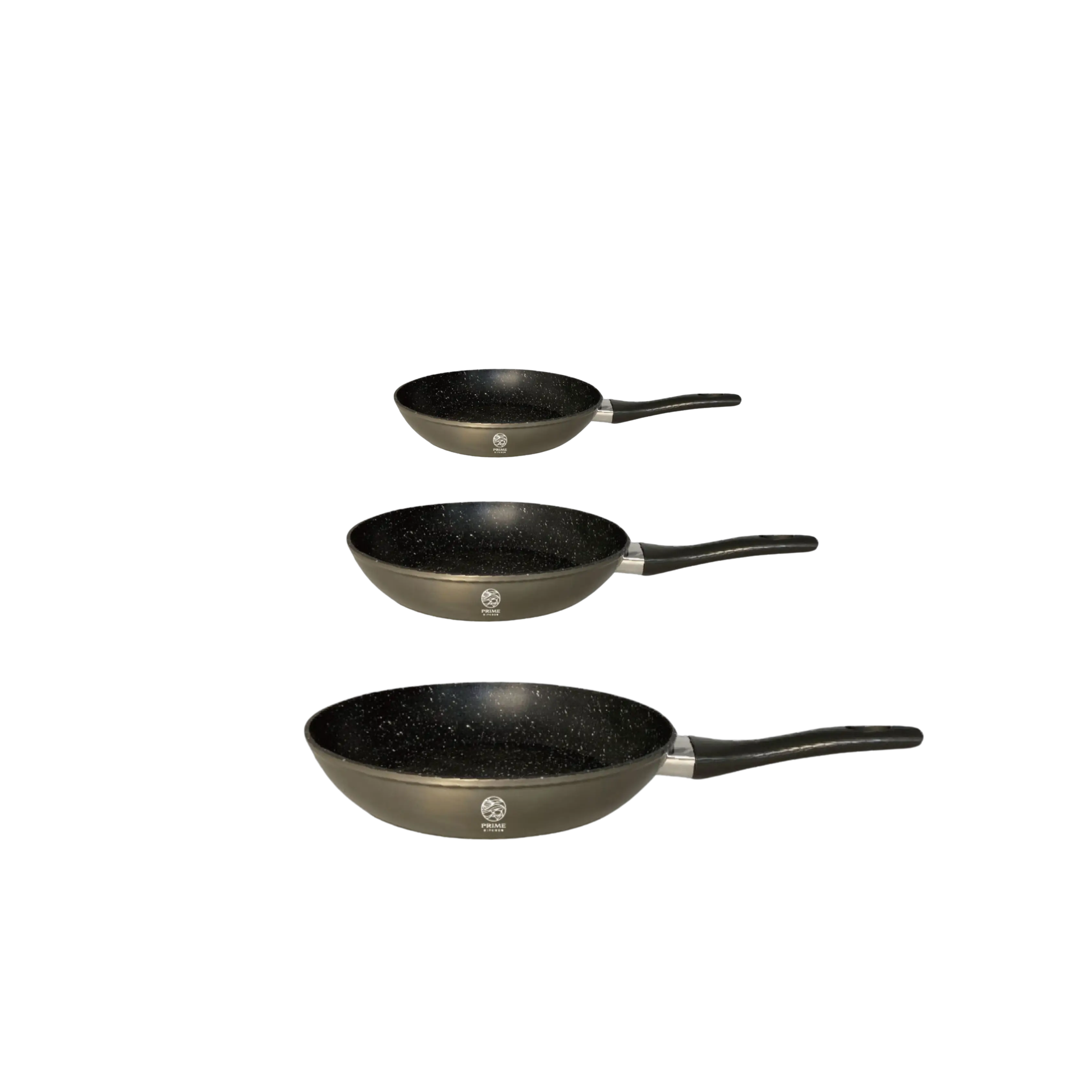 Pfannen Set 3tlg Antihaft induktionsgeeignet in drei Größen
