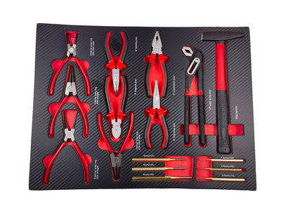 PRIME TOOLS Werkzeugwagen mit 262 Teilen – Profi Werkstattwagen mit 7 Schubladen & Rollen Prime Deluxe GmbH