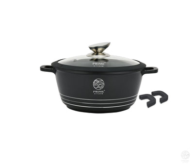 Prime Kitchen Topf-Set mit Keramikbeschichtung – 4-teilig (30, 32, 36, 40 cm) | Induktionsgeeignet | Antihaft-Kochtopf-Set Prime Deluxe GmbH