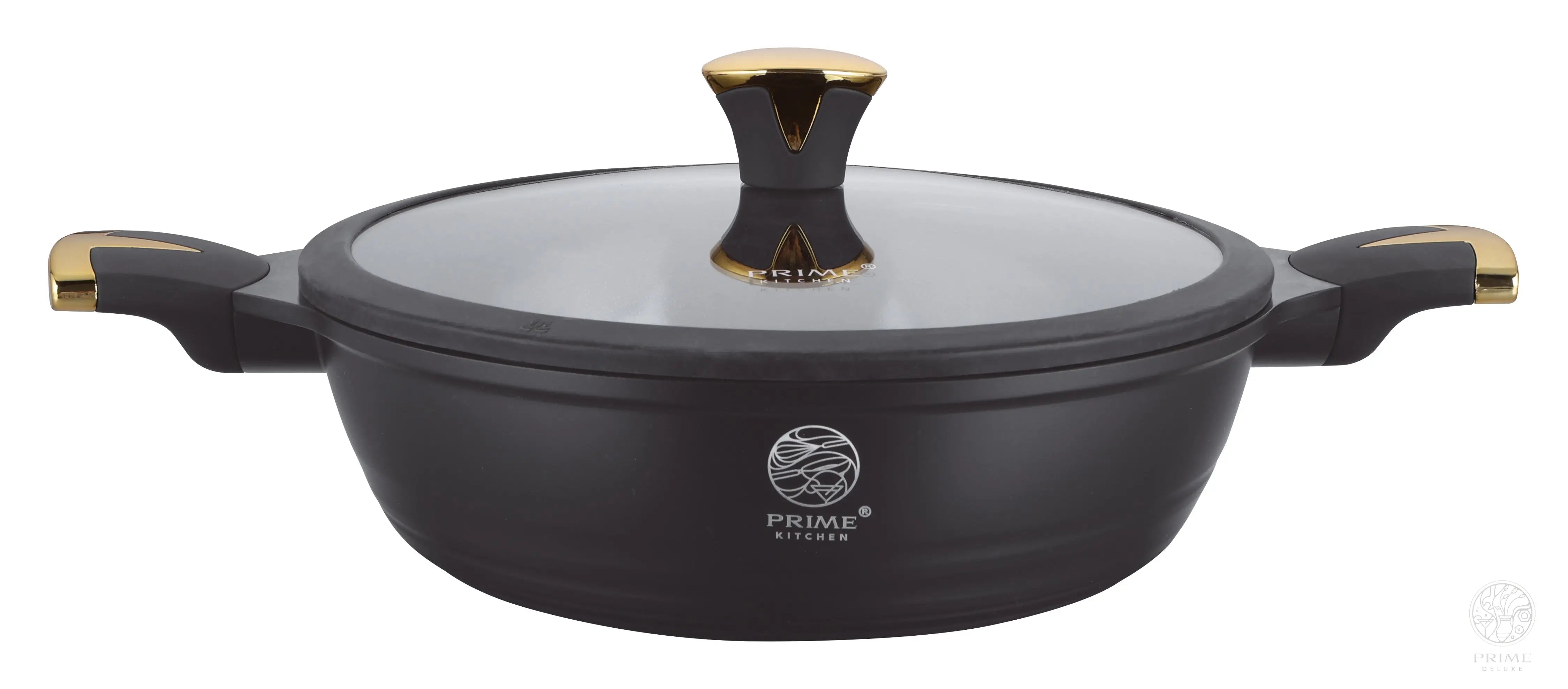 Prime Kitchen® Premium Topfset 10-teilig – Keramik Antihaft, Induktion, Silikon-Deckelrand Prime Deluxe GmbH