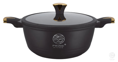 Prime Kitchen® Premium Topfset 10-teilig – Keramik Antihaft, Induktion, Silikon-Deckelrand Prime Deluxe GmbH