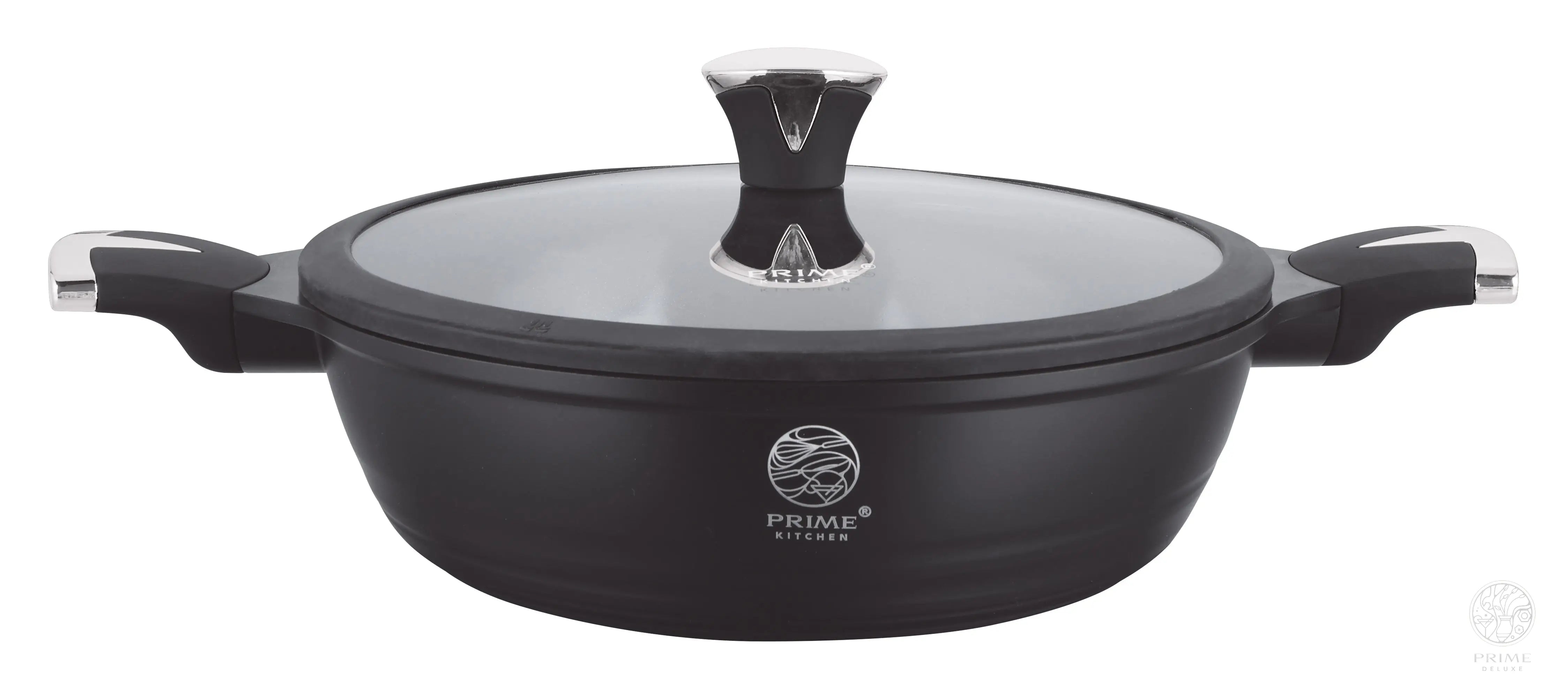 Prime Kitchen® Premium Topfset 10-teilig – Keramik Antihaft, Induktion, Silikon-Deckelrand Prime Deluxe GmbH