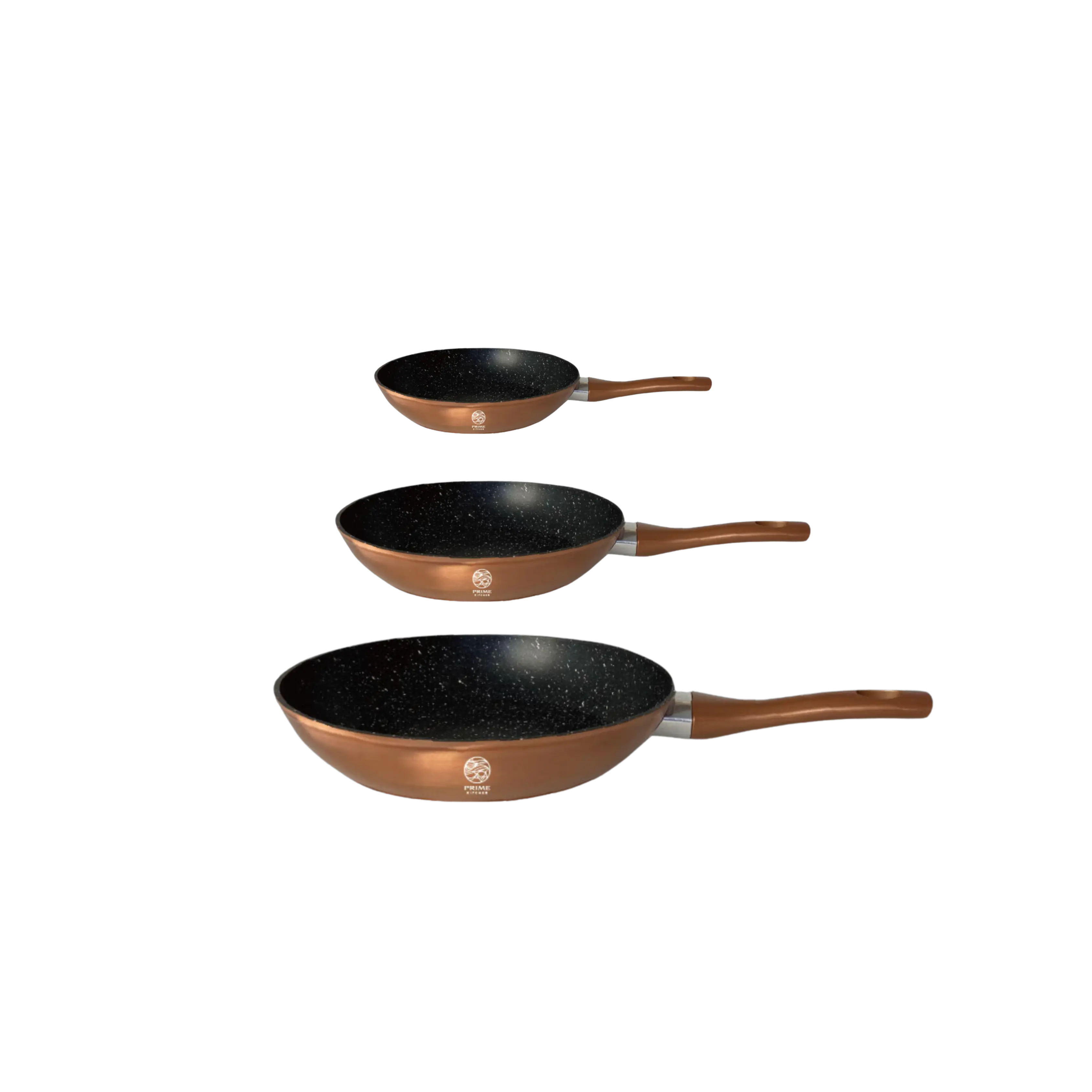 Pfannen Set 3tlg Antihaft induktionsgeeignet in drei Größen