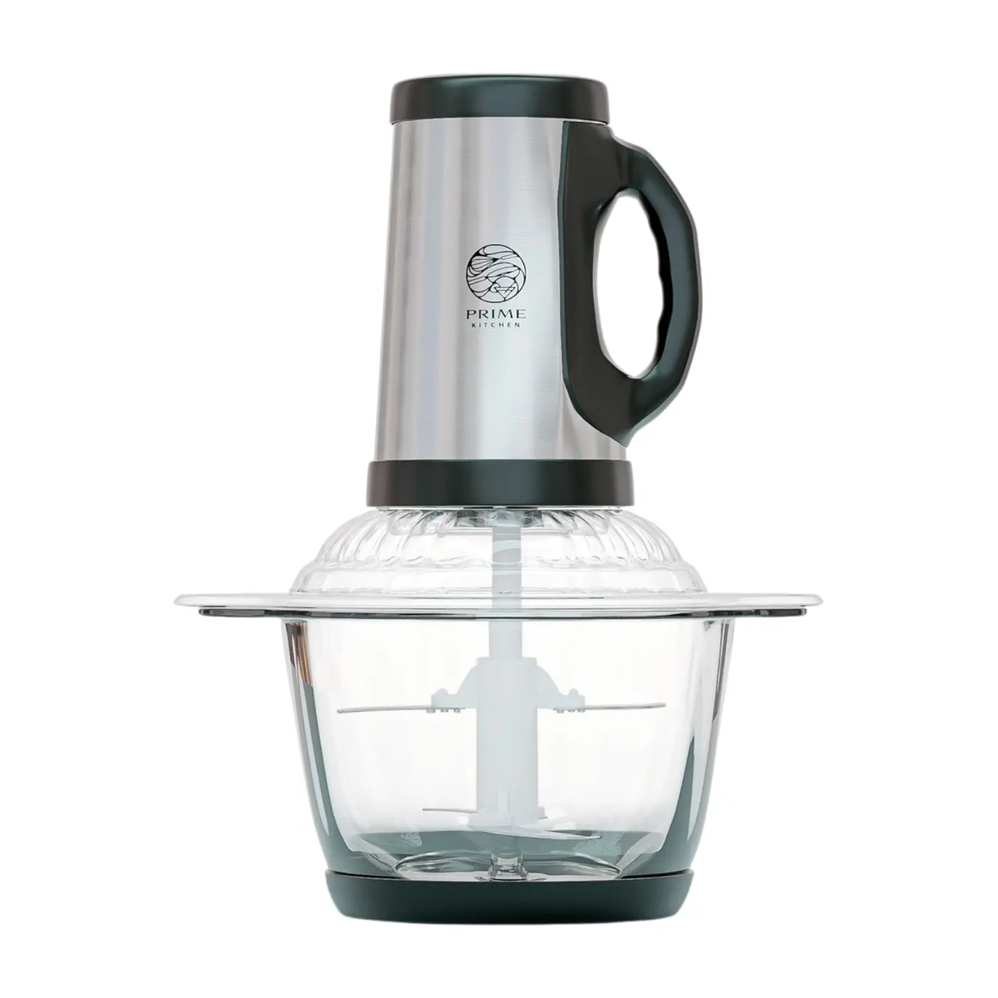 Prime Kitchen Elektrischer Zerkleinerer – 2L, 3L, 5L Glasbehälter – Edelstahlklingen & 3 Stufen für Gemüse, Fleisch, Nüsse & Eis Prime Deluxe GmbH