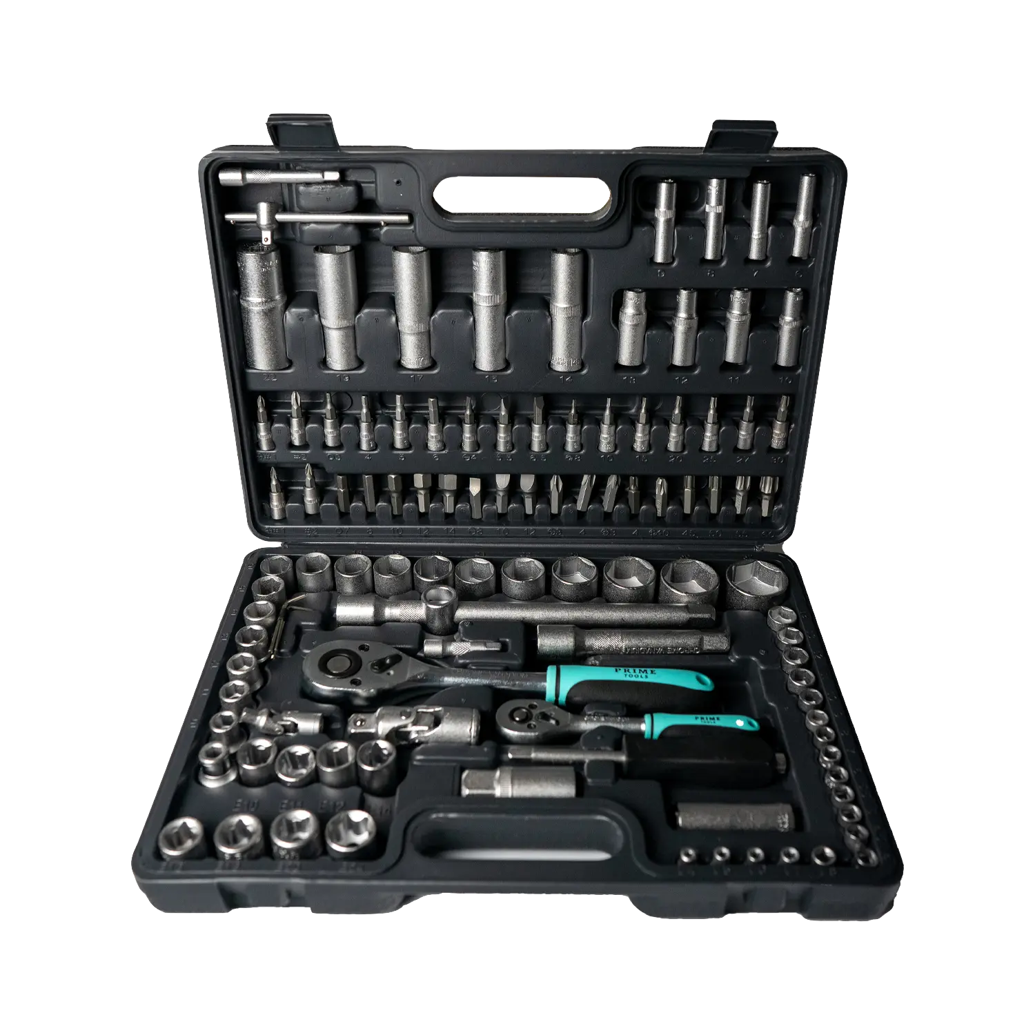 Werkzeugkoffer 108 tlg Steckschlüsselsatz Knarrenkasten