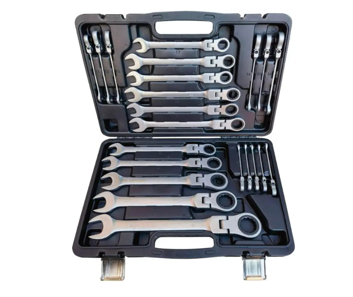 Prime Tools Ratschenschlüssel Gelenk Set 22tlg Maulschlüssel