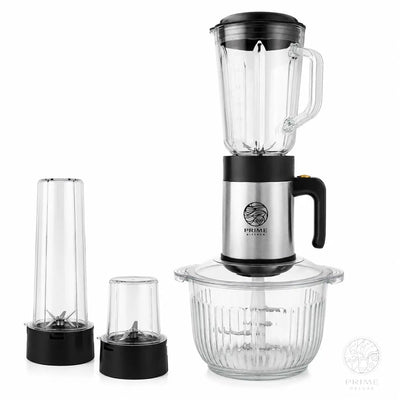 Prime Kitchen® Küchenmaschine 4-in-1 | Mixer · Smoothie · Kaffeemühle · Zerkleinerer Prime Deluxe GmbH