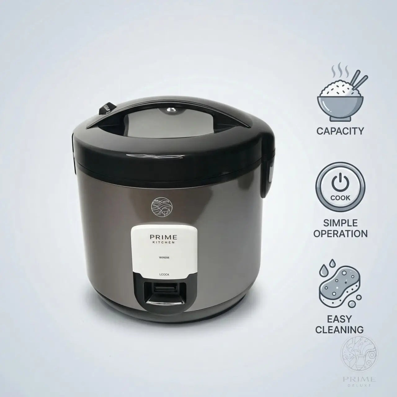 Prime Kitchen Reiskocher 2,2 Liter Prime Deluxe GmbH