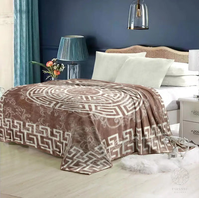 Prime Homely Kuscheldecke 200x240cm – 4kg schwere Luxusdecke mit edlem Muster – Winterdecke Prime Deluxe GmbH