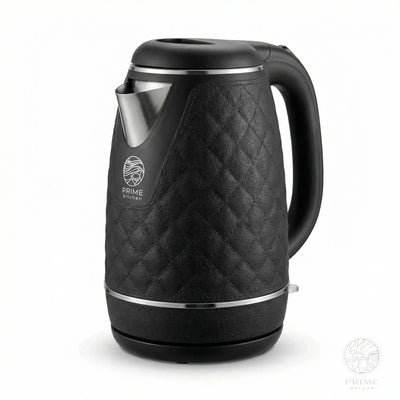 Prime Kitchen 2L Premium Wasserkocher aus Edelstahl – Schneller Wasserkocher mit Auto-Abschaltung & Überhitzungsschutz (Weiß, Braun, Schwarz) Prime Deluxe GmbH